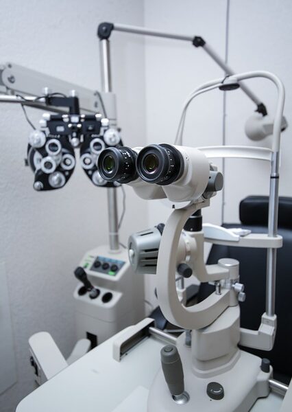 slit lamp - diagnosing from a robot article