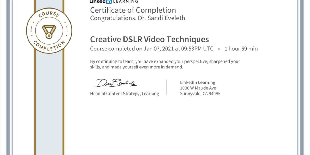 Creative DSLR Video Techniques